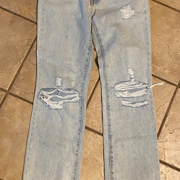 NWT Urban Outfitters BDG Size 27 Bootcut Women's Distressed Blue Jeans Classic - Picture 3 of 9